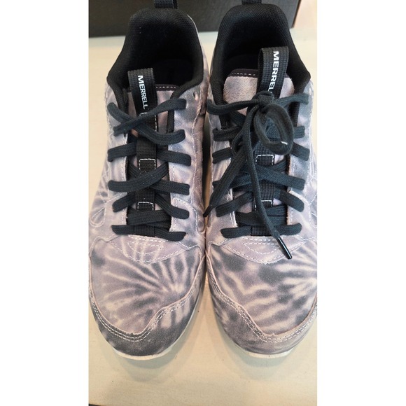 Merrell Alpine Sneaker Tie Dye Suede Black J002502 Women's Trail Shoes Size 7.5 - Picture 6 of 7